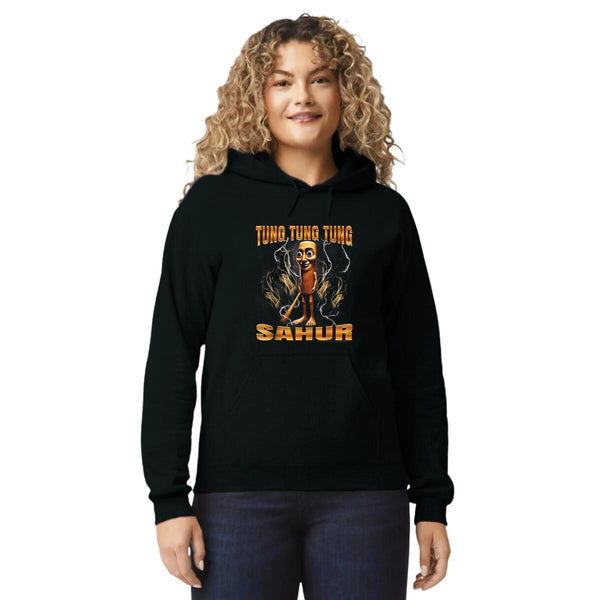 Sudadera Mujer Hoodie Brainrot Tung Tung Tung Sahur 001229