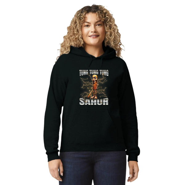 Sudadera Mujer Hoodie Brainrot Tung Tung Tung Sahur 001230