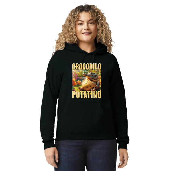 Sudadera Mujer Hoodie Brainrot Crocodilo Potatino 001233