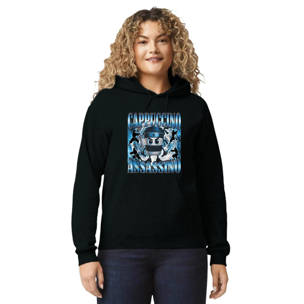 Sudadera Mujer Hoodie Brainrot Cappuccino Assassino 001235