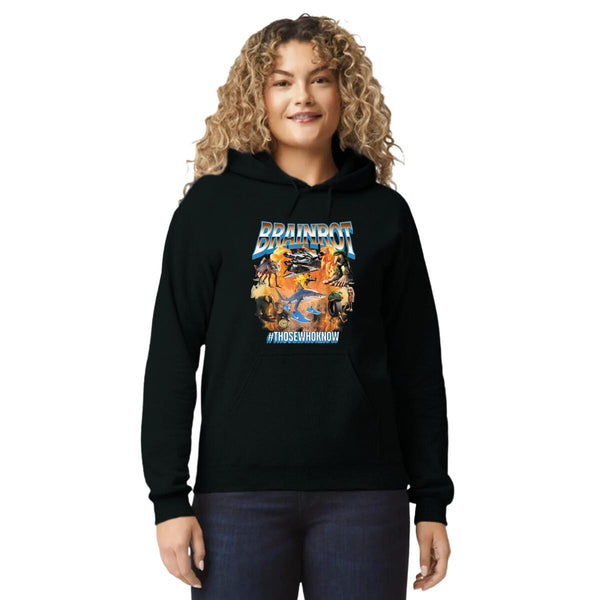 Sudadera Mujer Hoodie Brainrot Italianos 001238