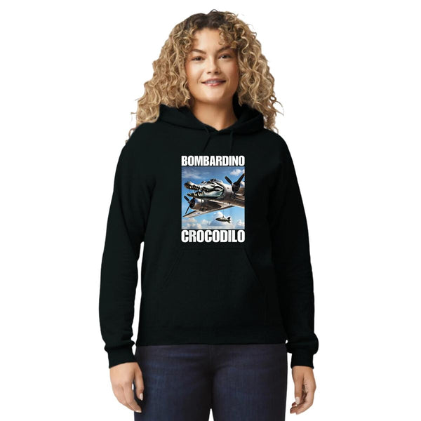 Sudadera Mujer Hoodie Brainrot Bombardino Cocodrilo 001254