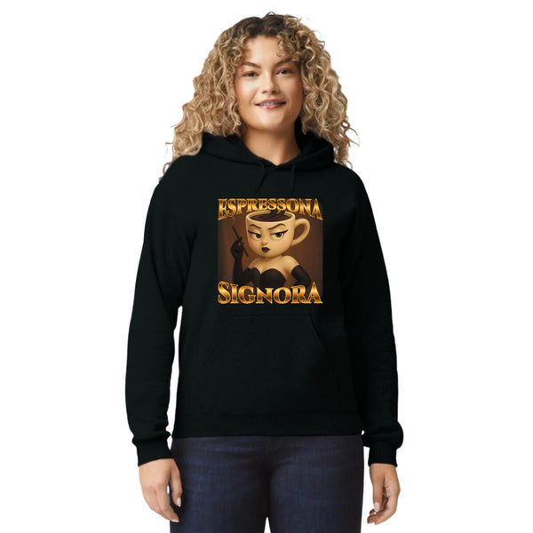 Sudadera Mujer Hoodie Brainrot Espressona Signora 001257