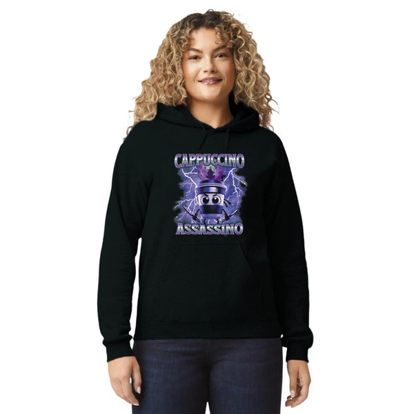 Sudadera Mujer Hoodie Brainrot Cappuccino Assassino 001260