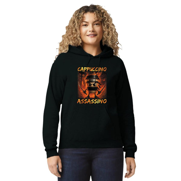 Sudadera Mujer Hoodie Brainrot Cappuccino Assassino 001266