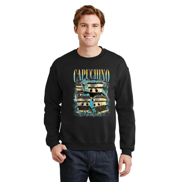 Sudadera Hombre Brainrot Cappuccino Assassino 001220