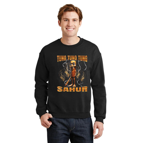 Sudadera Hombre Brainrot Tung Tung Tung Sahur 001229