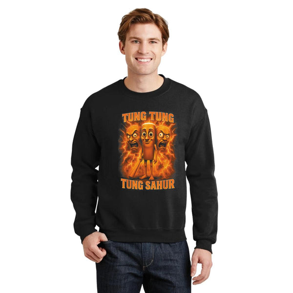 Sudadera Hombre Brainrot Tung Tung Tung Sahur 001275