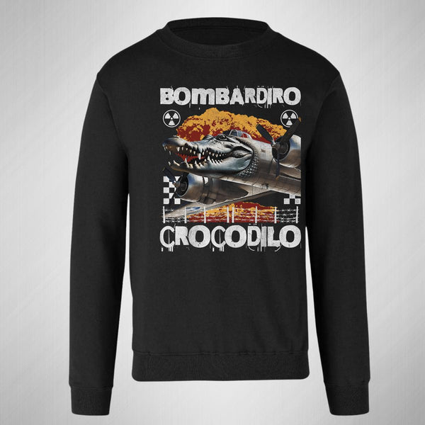 Sudadera Mujer Brainrot Bombardiro Crocodilo 001183