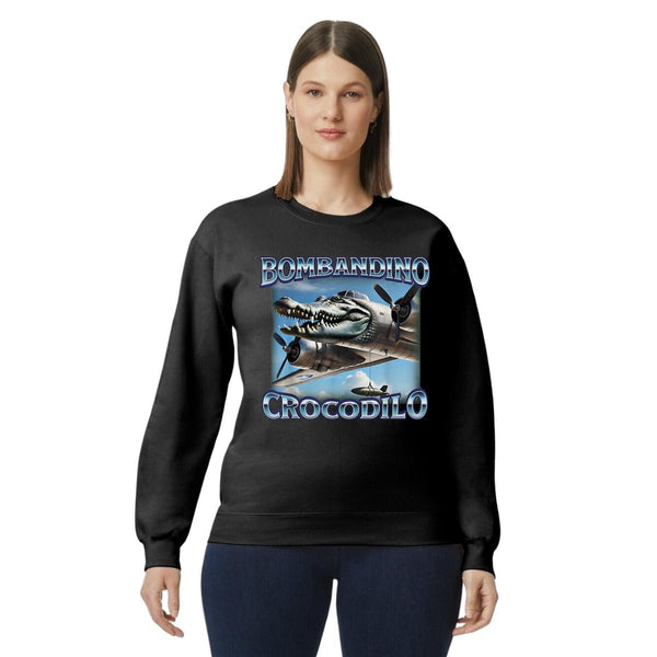 Sudadera Mujer Brainrot Bombardino Cocodrilo 001195