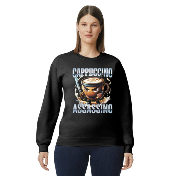 Sudadera Mujer Brainrot Cappuccino Assassino 001205
