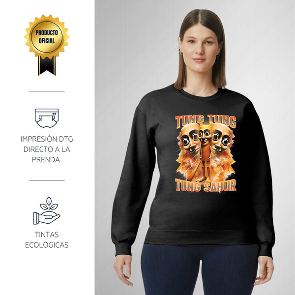 Sudadera Mujer Brainrot Tung Tung Tung Sahur 001206