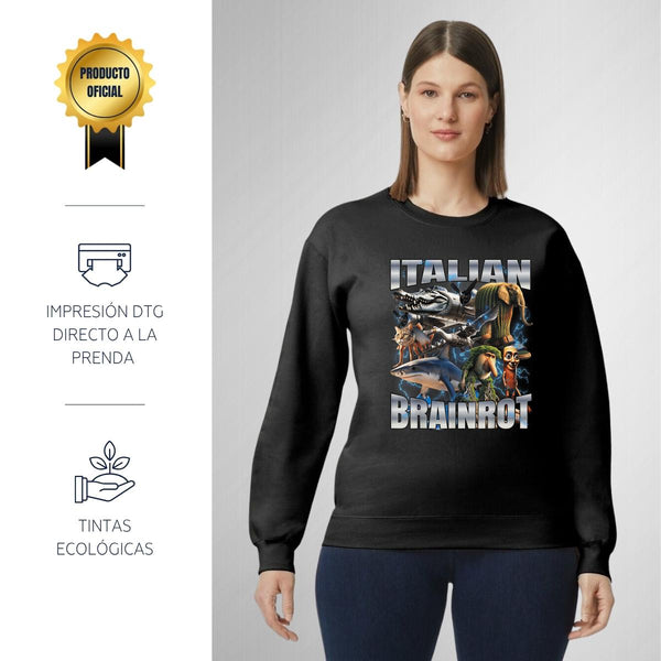 Sudadera Mujer Brainrot Italianos 001215