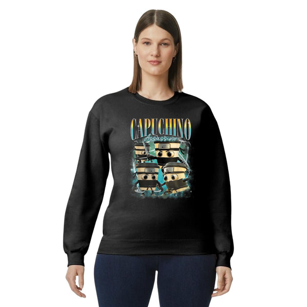 Sudadera Mujer Brainrot Cappuccino Assassino 001220