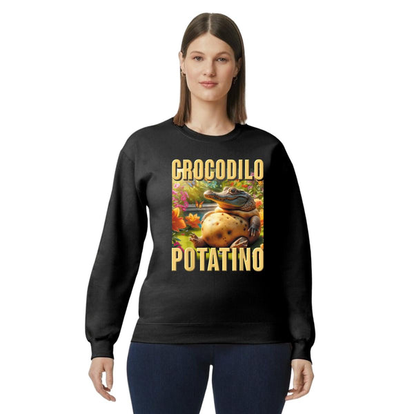 Sudadera Mujer Brainrot Crocodilo Potatino 001233