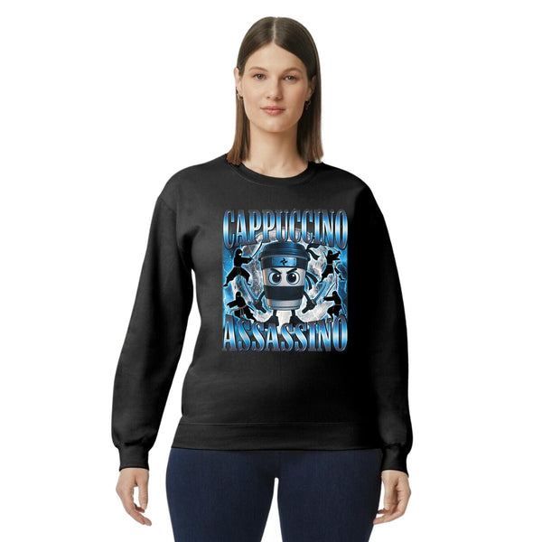 Sudadera Mujer Brainrot Cappuccino Assassino 001235