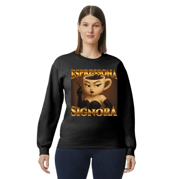 Sudadera Mujer Brainrot Espressona Signora 001257