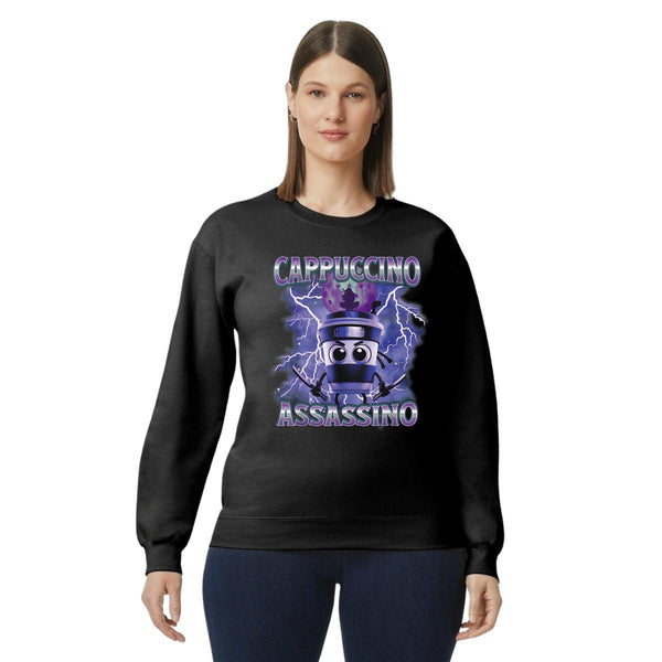 Sudadera Mujer Brainrot Cappuccino Assassino 001260