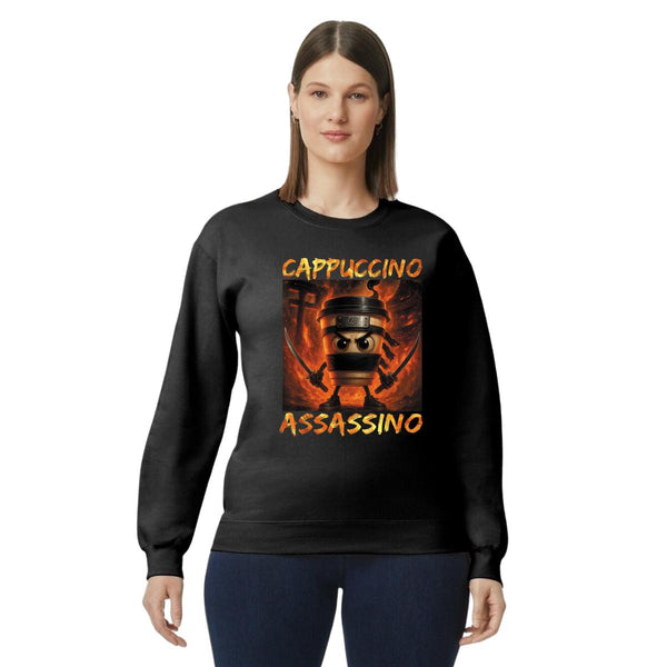 Sudadera Mujer Brainrot Cappuccino Assassino 001266