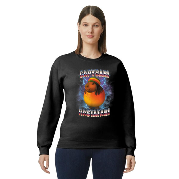 Sudadera Mujer Brainrot Capybari Rastafari 001267