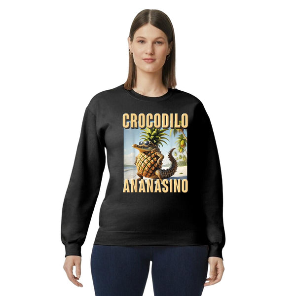 Sudadera Mujer Brainrot Crocodilo Ananasino 001269