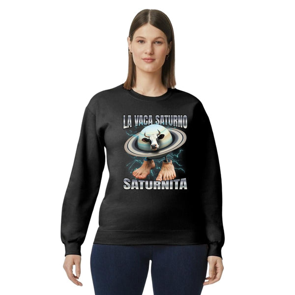 Sudadera Mujer Brainrot Vaca Saturno Saturnita 001270