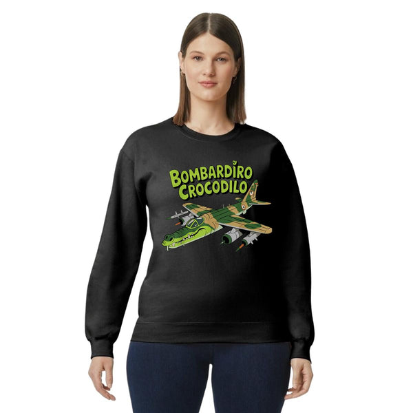 Sudadera Mujer Brainrot Bombardiro Crocodilo 001272