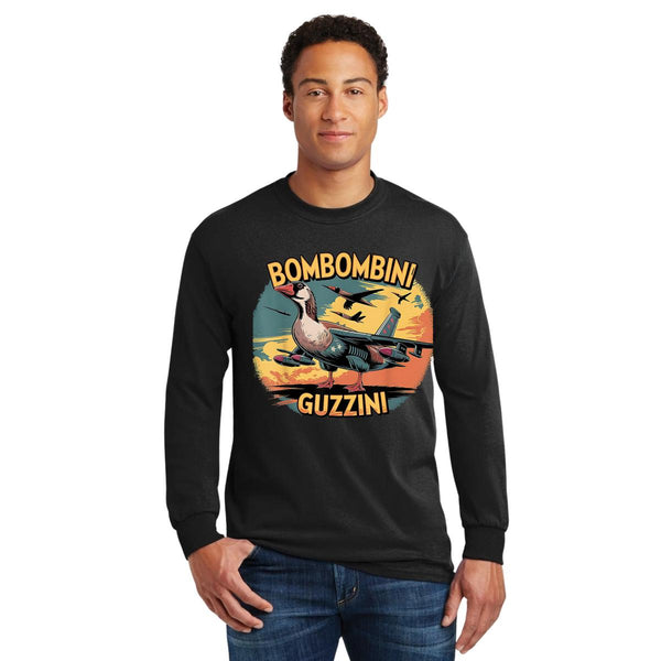Playera Manga Larga Hombre Brainrot Bombombini Gusini 001185