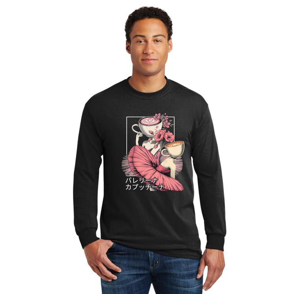 Playera Manga Larga Hombre Brainrot Ballerina Capuchina 001207
