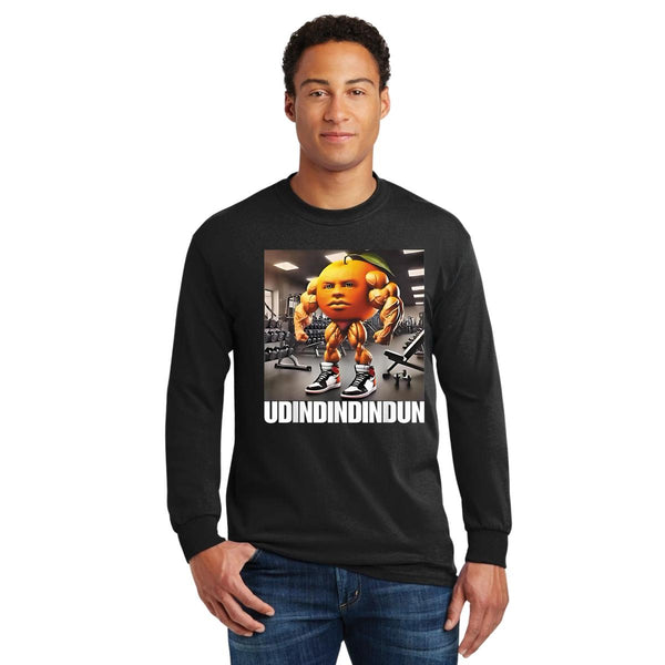 Playera Manga Larga Hombre Brainrot Udindindindindung 001252