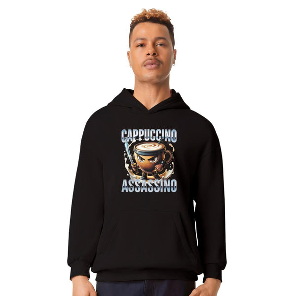 Sudadera Hombre Hoodie Pro Dry Brainrot Cappuccino 001205