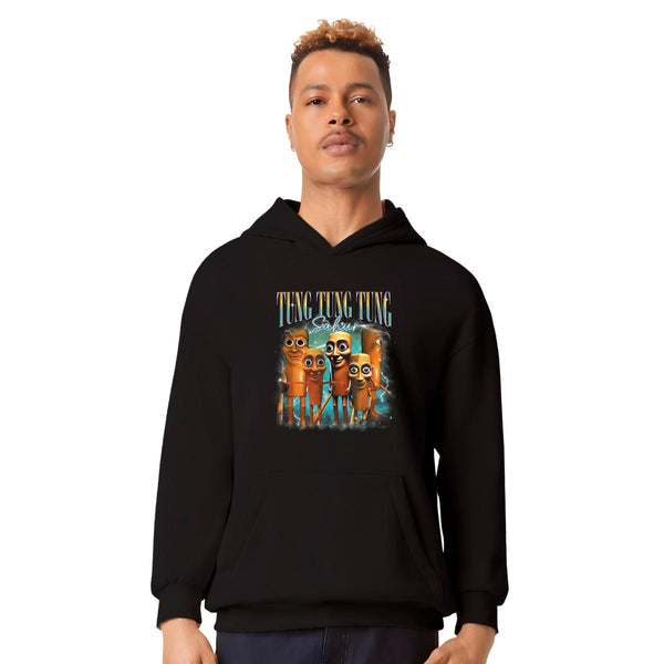 Sudadera Hombre Hoodie Pro Dry Brainrot Tung Sahur 001219