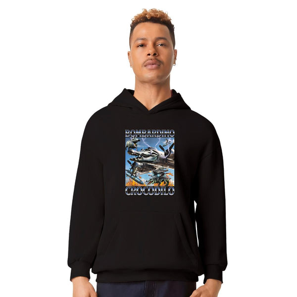 Sudadera Hombre Hoodie Pro Dry Brainrot Bombardino 001221