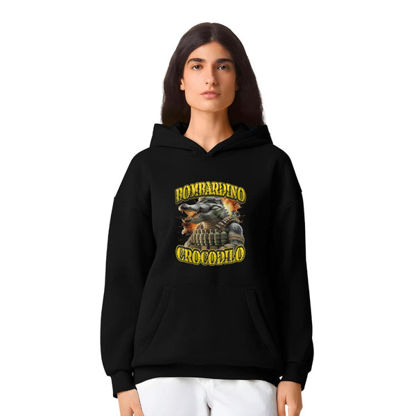 Sudadera Mujer Hoodie Pro Dry Brainrot Bombardino 001191