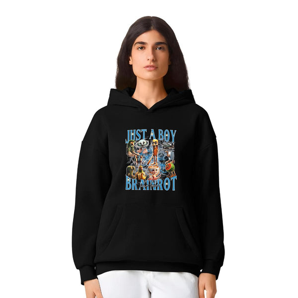 Sudadera Mujer Hoodie Pro Dry Brainrot Italianos 001193