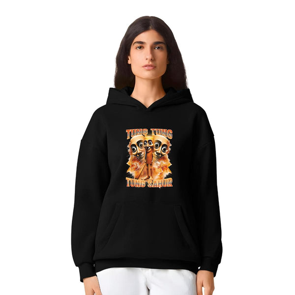 Sudadera Mujer Hoodie Pro Dry Brainrot Tung Sahur 001206