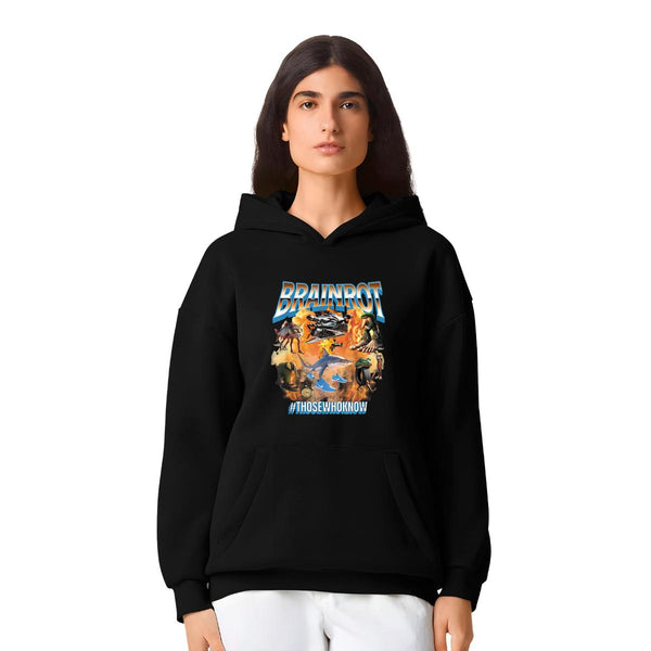Sudadera Mujer Hoodie Pro Dry Brainrot Italianos 001238