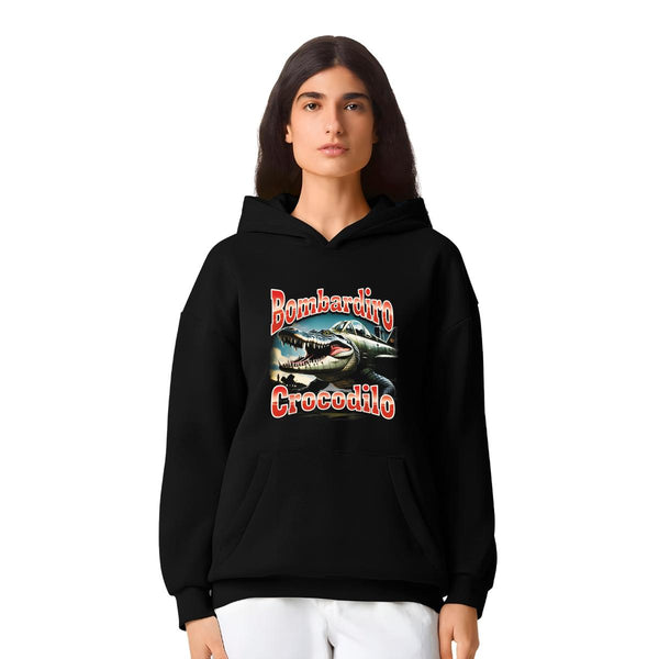 Sudadera Mujer Hoodie Pro Dry Brainrot Bombardiro 001243
