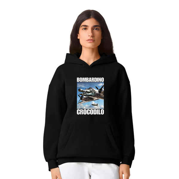 Sudadera Mujer Hoodie Pro Dry Brainrot Bombardino 001254