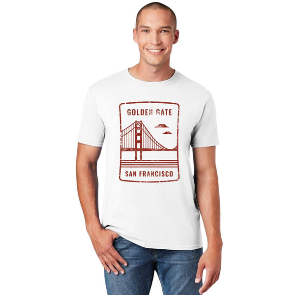 Playera Hombre Golden Gate Estados Unidos 001305