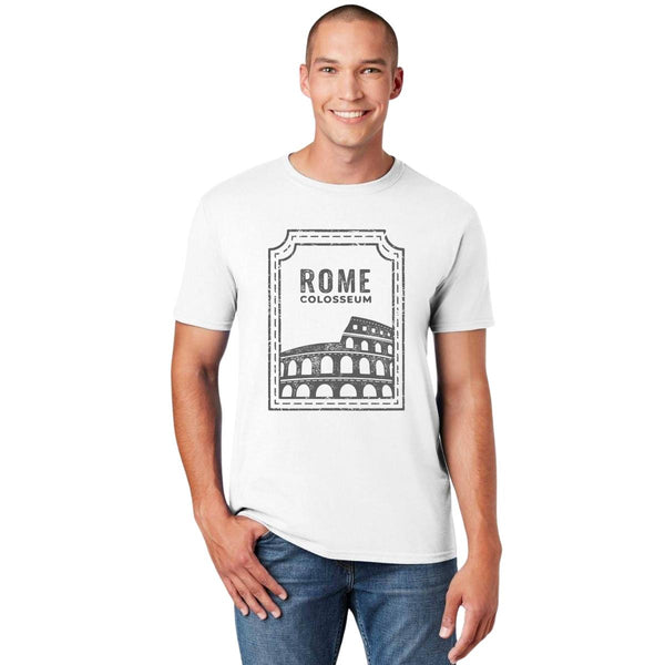 Playera Hombre Coliseo de Roma Italia 001308
