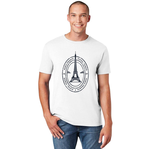 Playera Hombre Torre Eiffel Paris Francia 001312