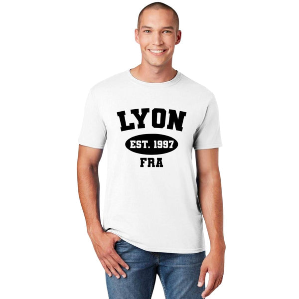 Playera Hombre Ciudades Lyon Francia 002020