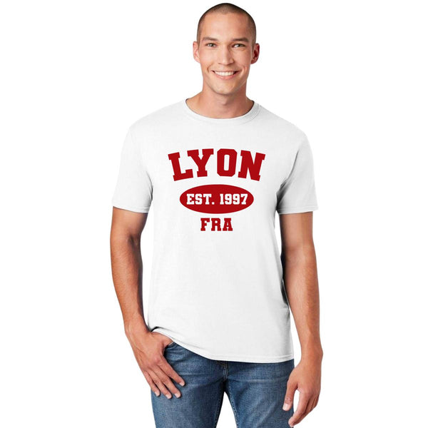 Playera Hombre Ciudades Lyon Francia 002074