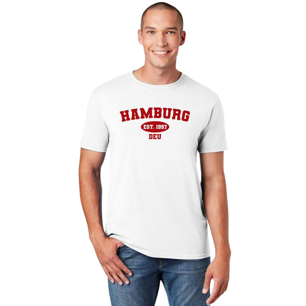 Playera Hombre Ciudades Hamburg Alemania 002078