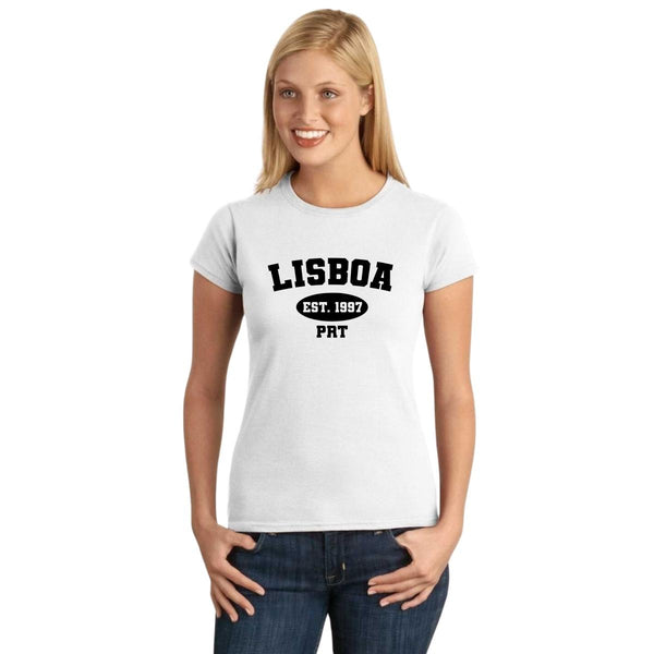 Playera Mujer Ciudades Lisboa Portugal 002016