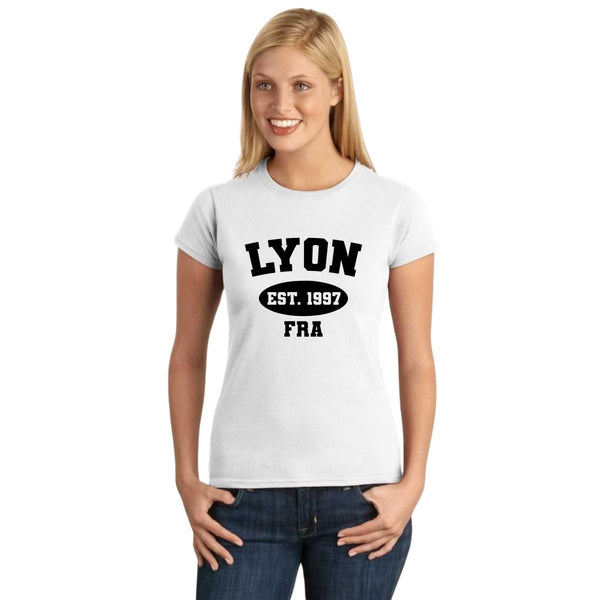 Playera Mujer Ciudades Lyon Francia 002020