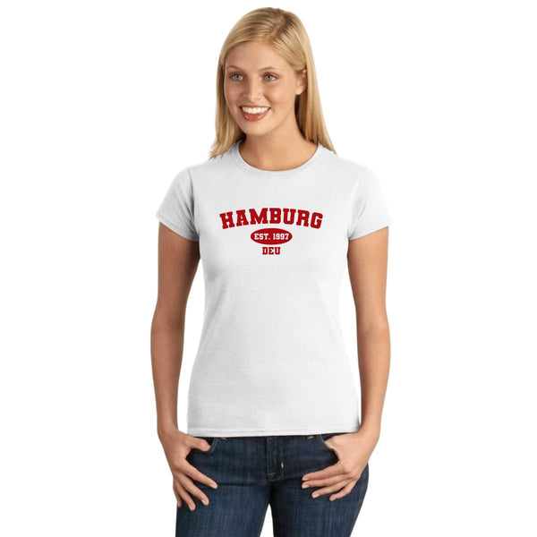 Playera Mujer Ciudades Hamburg Alemania 002078