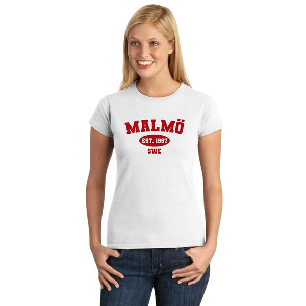 Playera Mujer Ciudades Malmo Suecia 002083