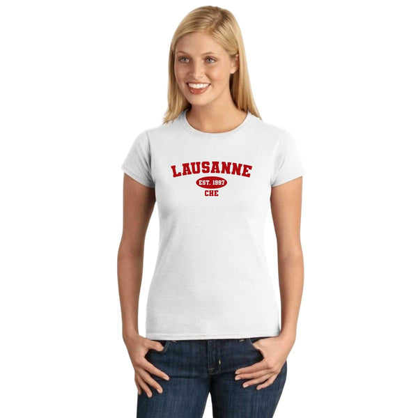 Playera Mujer Ciudades Lausanne Suiza 002106